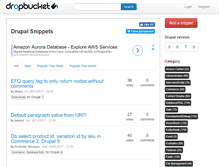 Tablet Screenshot of dropbucket.org
